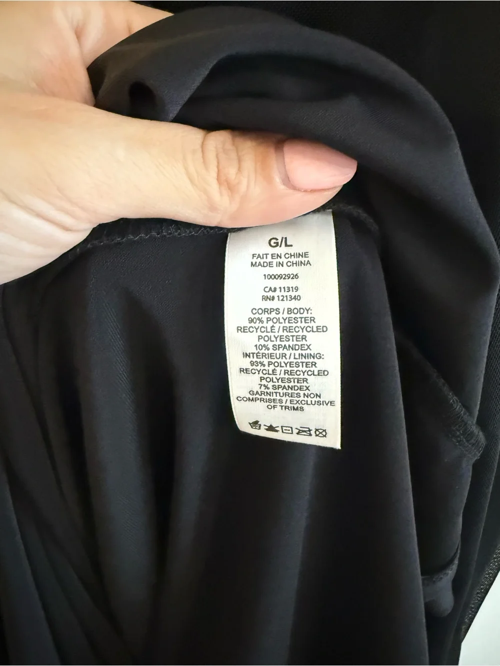 Dynamite Black Long Sleeve Sheer Maxi Dress - Picture 3 of 3